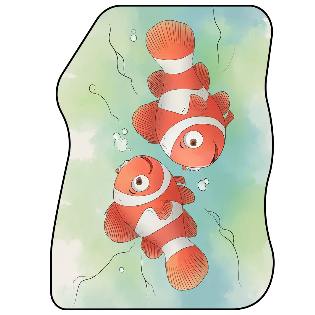 Irregular clown fish rug bedroom