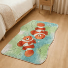 Irregular clown fish rug bedroom