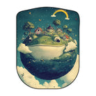 Frog style rug kidsroom