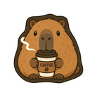 Irregular capybara rug kitchen