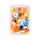 Johns inspired abstract rug living room