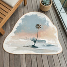 Irregular California summer rug patio balcony