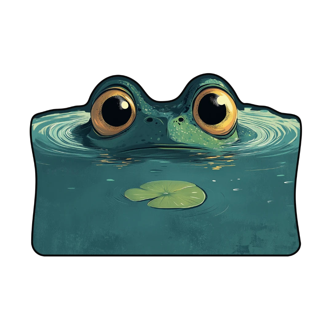 Frog style rug bedroom