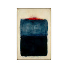 Rothko inspired abstract color rug bedroom