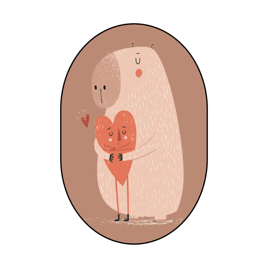 Irregular capybara rug bedroom