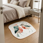 Bird inspired rug bedroom