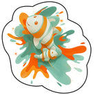Irregular clown fish rug living room