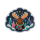 Irregular deer style rug living room