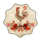 Rooster style rug patio balcony