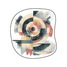 Johns inspired abstract rug living room