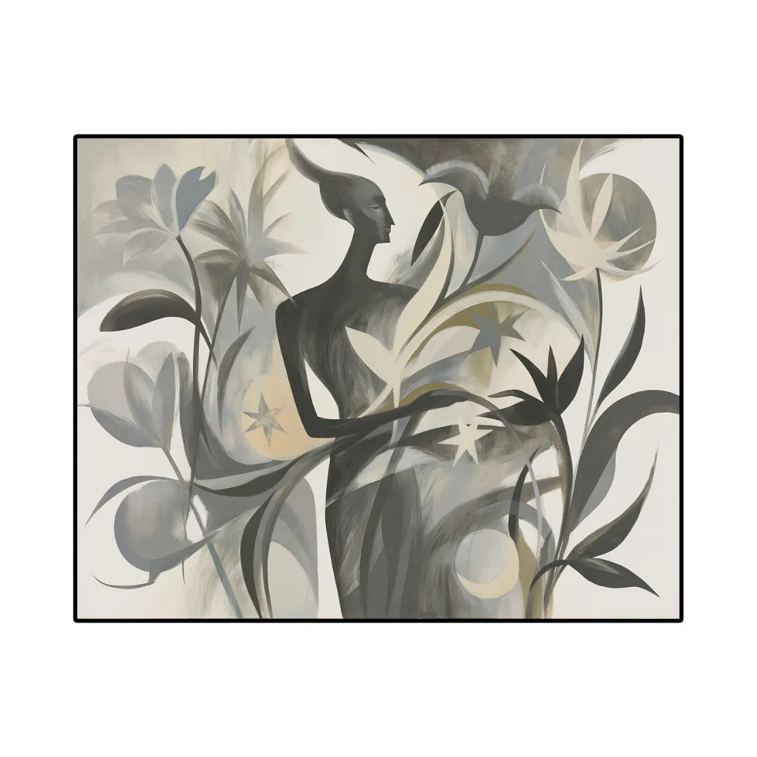 Melancholy style rug bedroom
