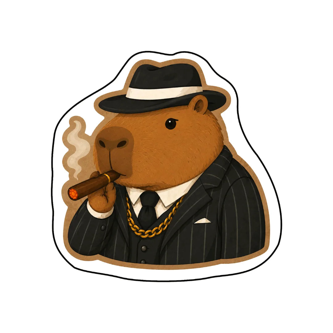 Capybara style rug living room