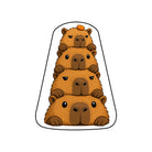 Irregular capybara rug entryway