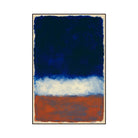 Rothko inspired abstract color rug living room