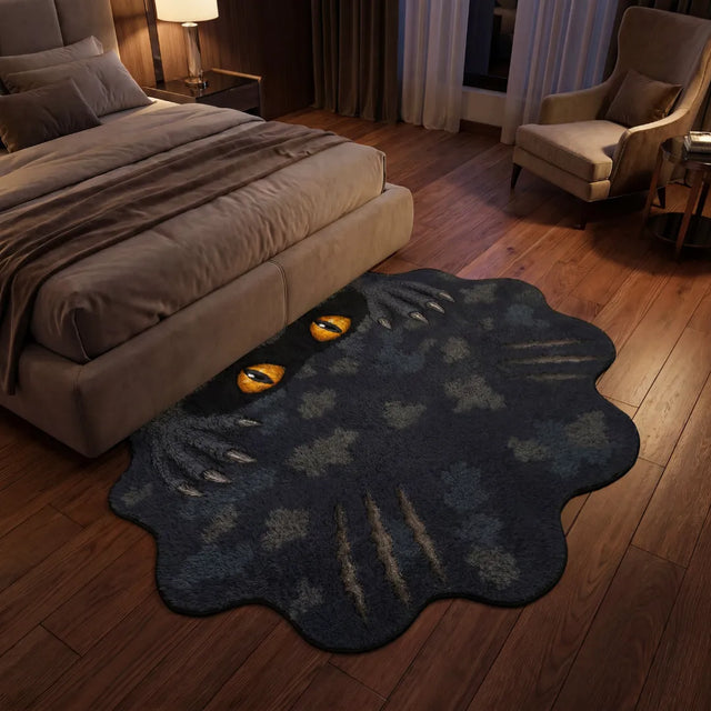 The Night Shift – Irregular Monster Rug | 4 x 6 ft | Bedroom
