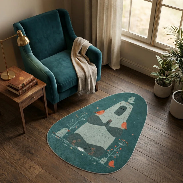 The Soloist – Irregular Capybara Rug | 3 x 4 ft | Reading Nook