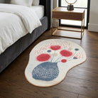 Melancholy style rug bedroom