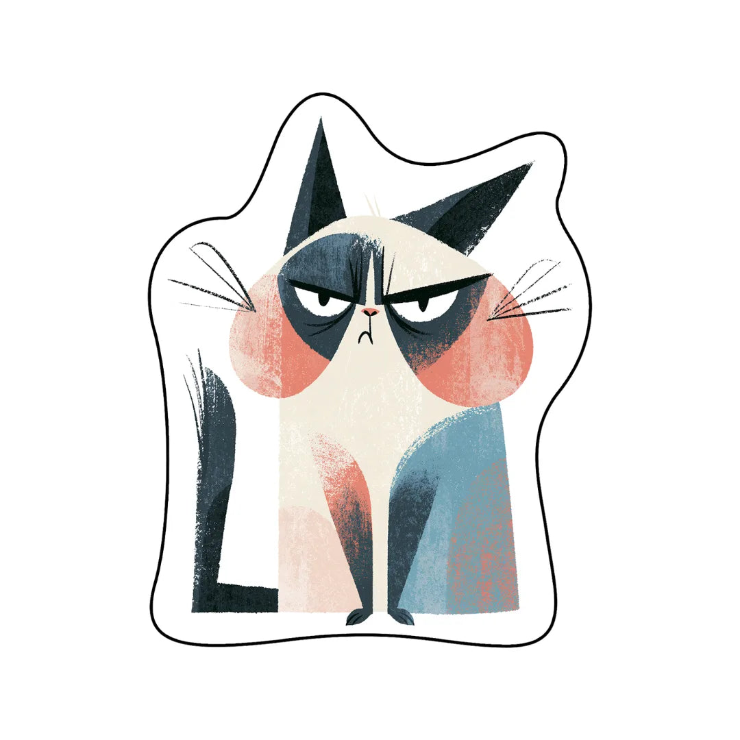 Irregular cat corner rug living room