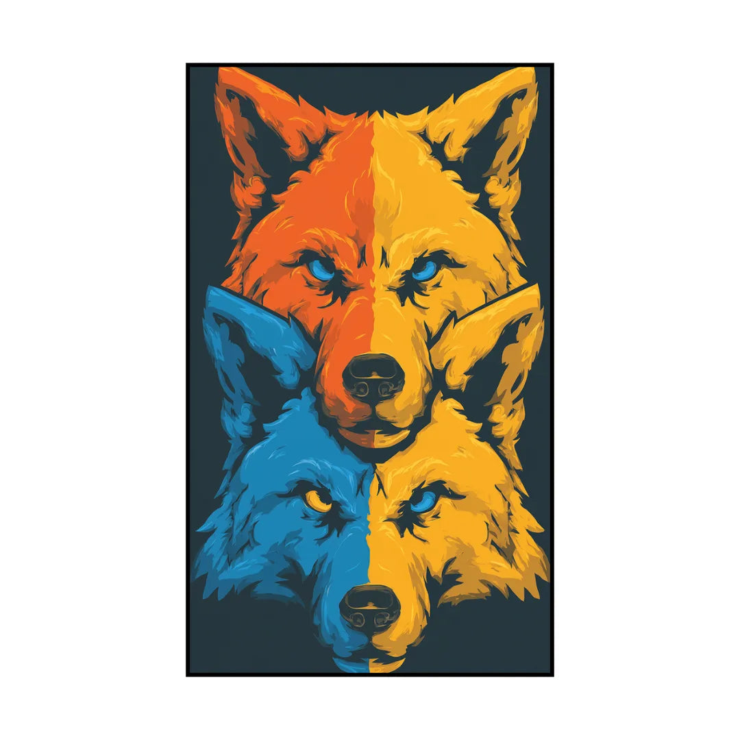 Wolf style rug entryway
